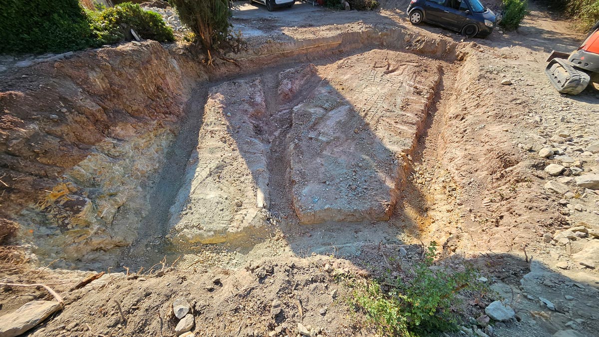 Fouilles et décaissement pour extension de maison