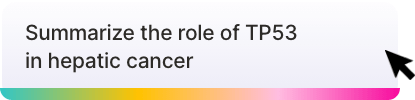 Summarize the role of TP53 in hepatic cancer