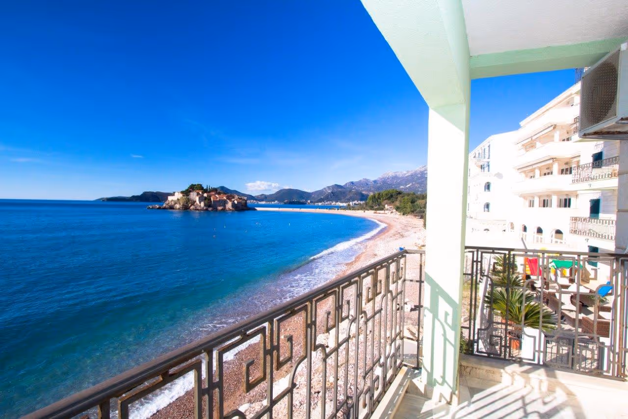 apartment for sale in sveti stefan budva montenegro real estate on the beach