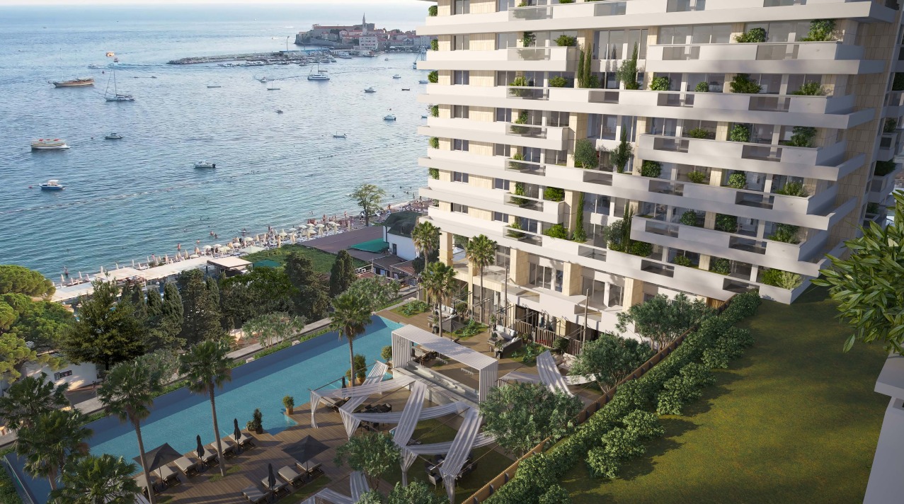 two bedroom duplex for sale in budva montenegro real estate investment