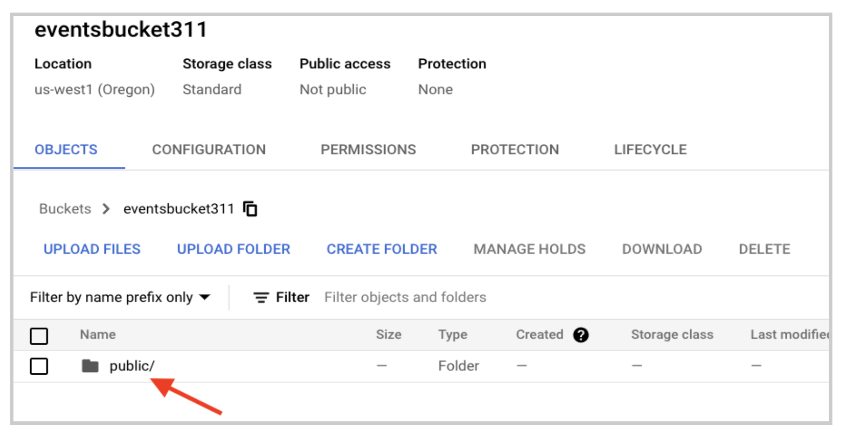 Querying on Google Cloud interface