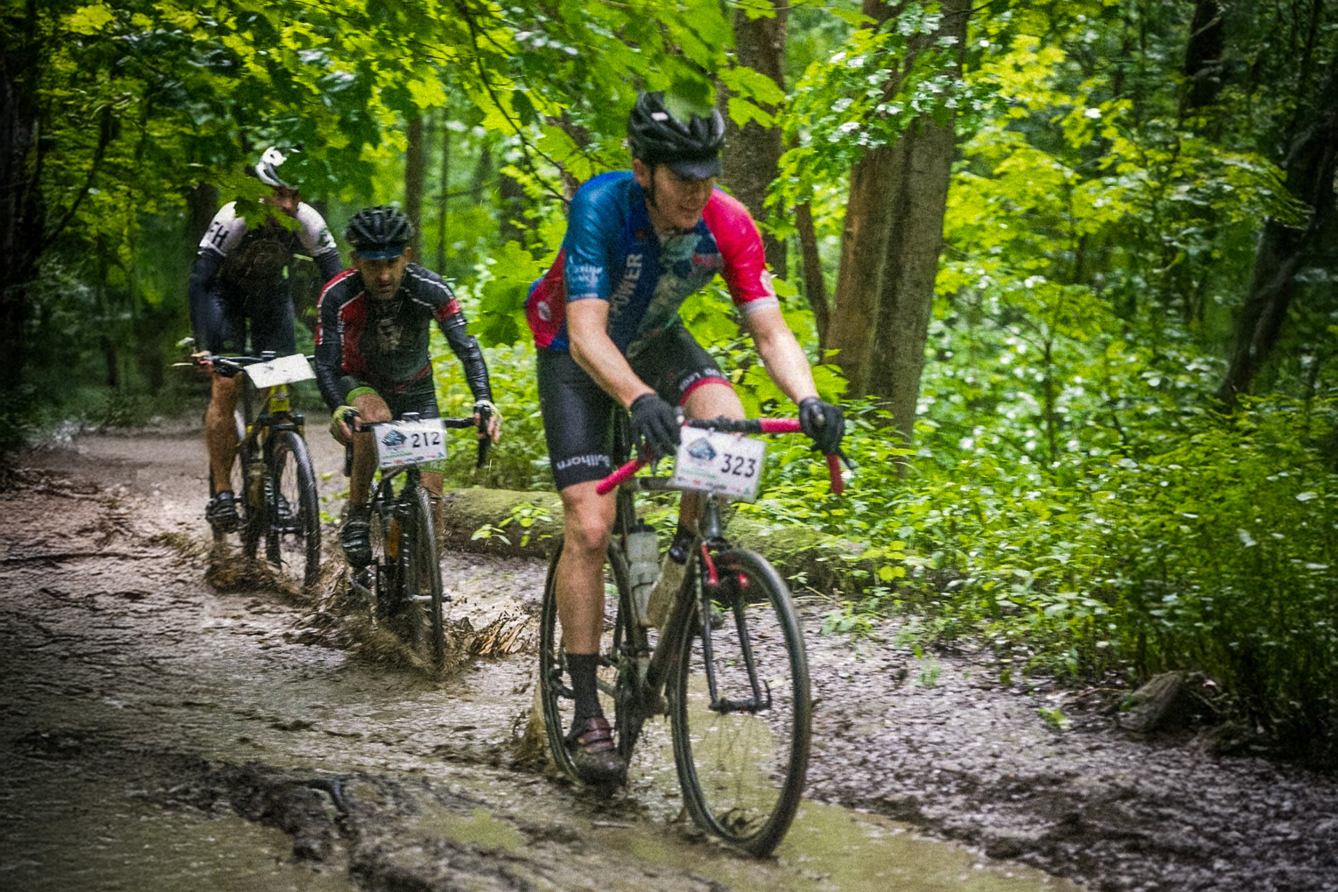 Author, Brad Flowers, in a bike race in West Virginia