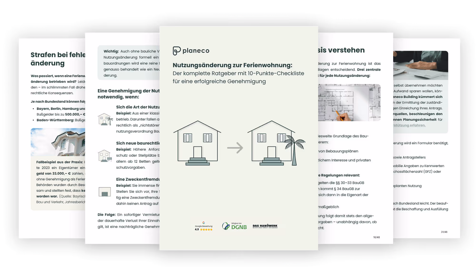 Ratgeber Nutzungsänderung Ferienwohnung Mockup