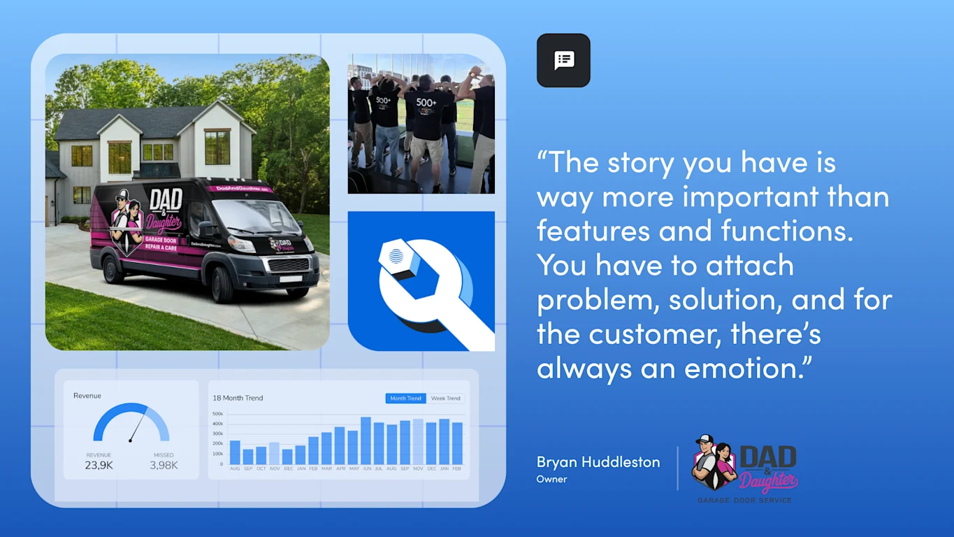 Dad & Daughter Garage Door builds a story, not just a business