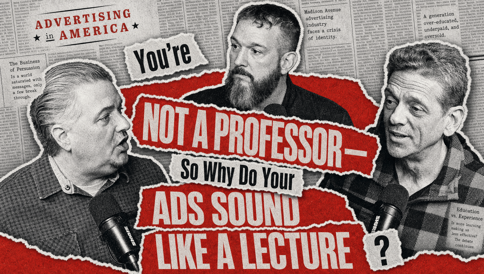You’re Not a Professor—So Why Do Your Ads Sound Like a Lecture?