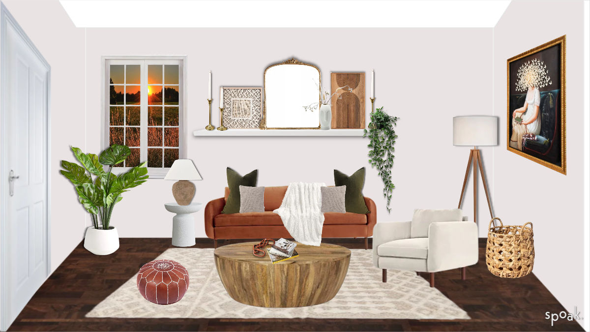 clean simple modern living room