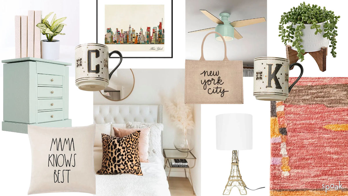mood board designed in spoak