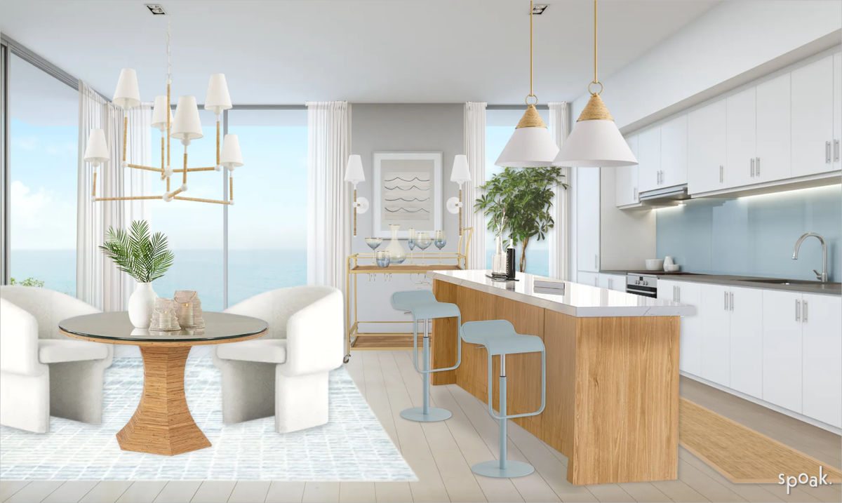 bright and airy coastal apartment