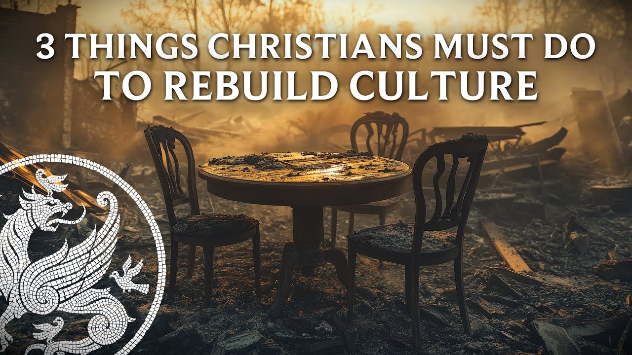 3 Things Christians Must Do to Rebuild Culture (Touchstone talk)