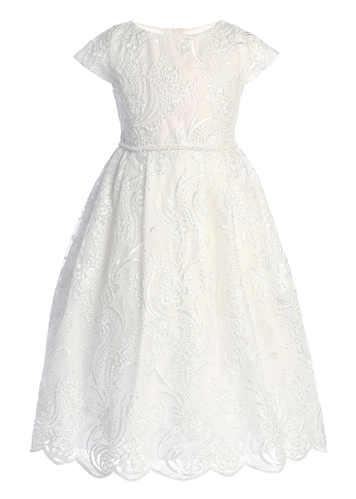 little girls white dress