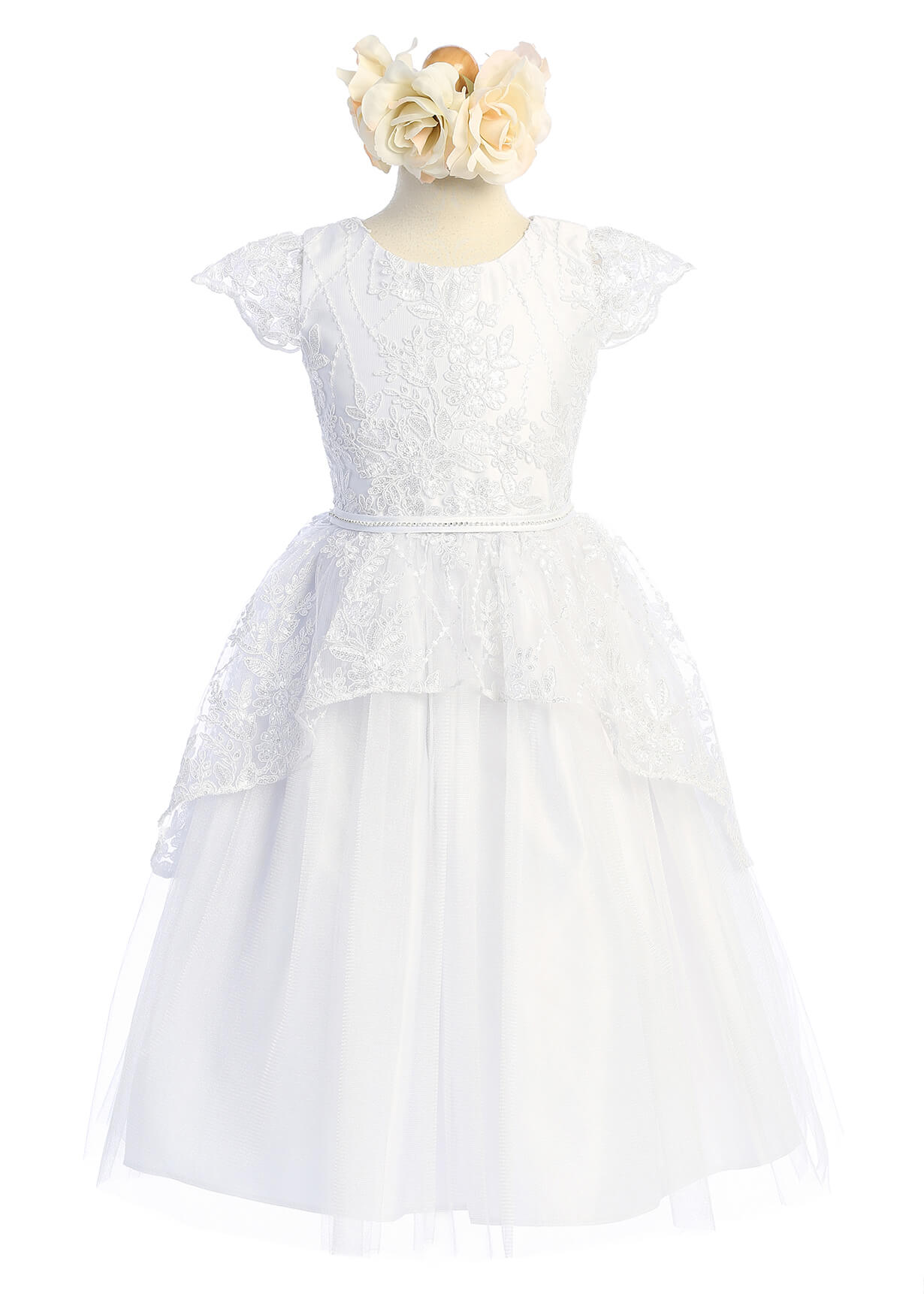 little girls white dress