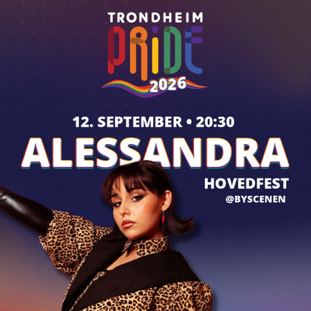 Trondheim Pride hovedfest med Alessandra