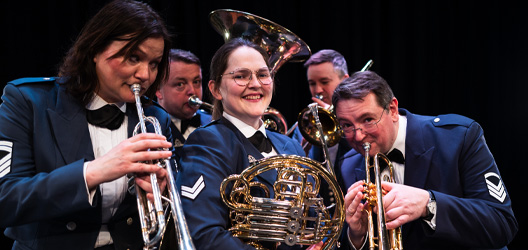 Tett på! Lunsjkonsert med Luftforsvarets Musikkorps