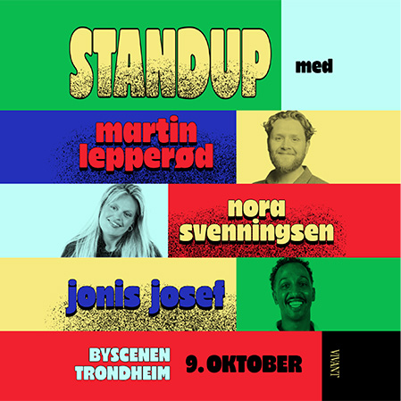 Standup med Martin, Nora og Jonis