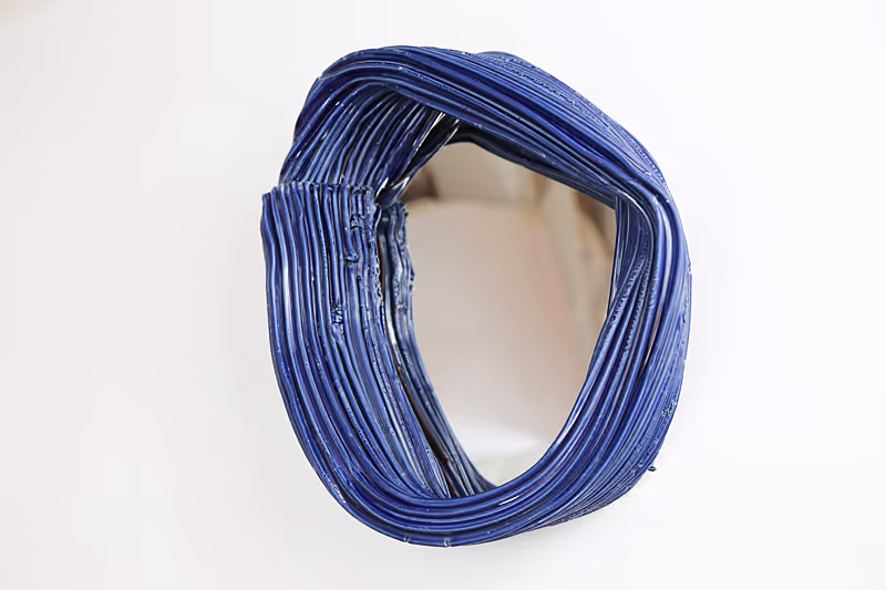 Ridge mirror - Midnight blue