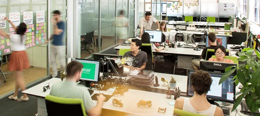 Einblick in das Wilddesign Büro Shanghai