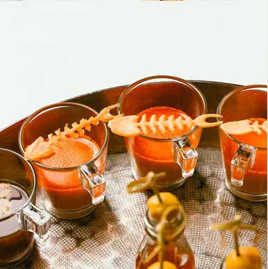 Pequeño aperitivo que se sirven en las bodas y los eventos corporativos de Club de Tiro Madrid