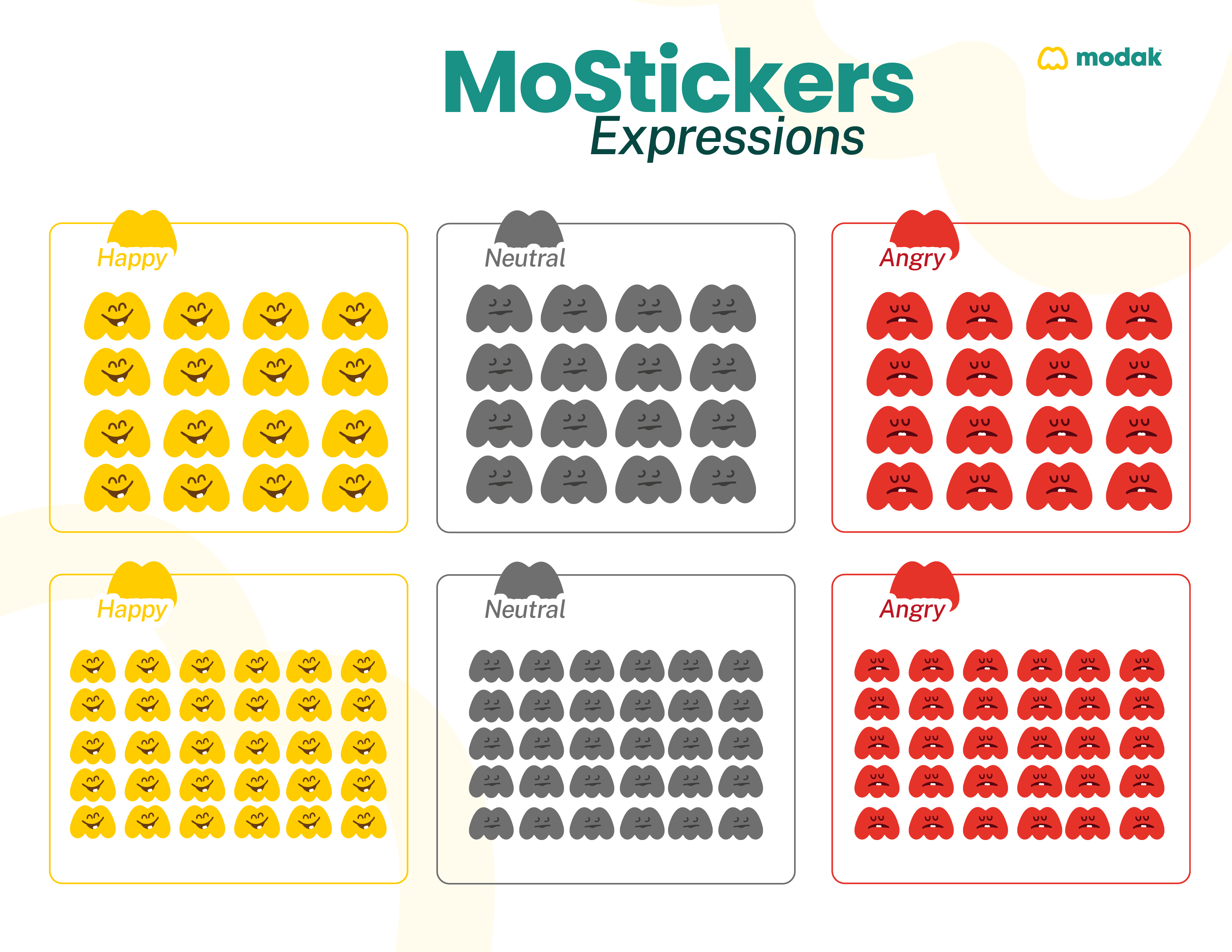 MoStickers expressions