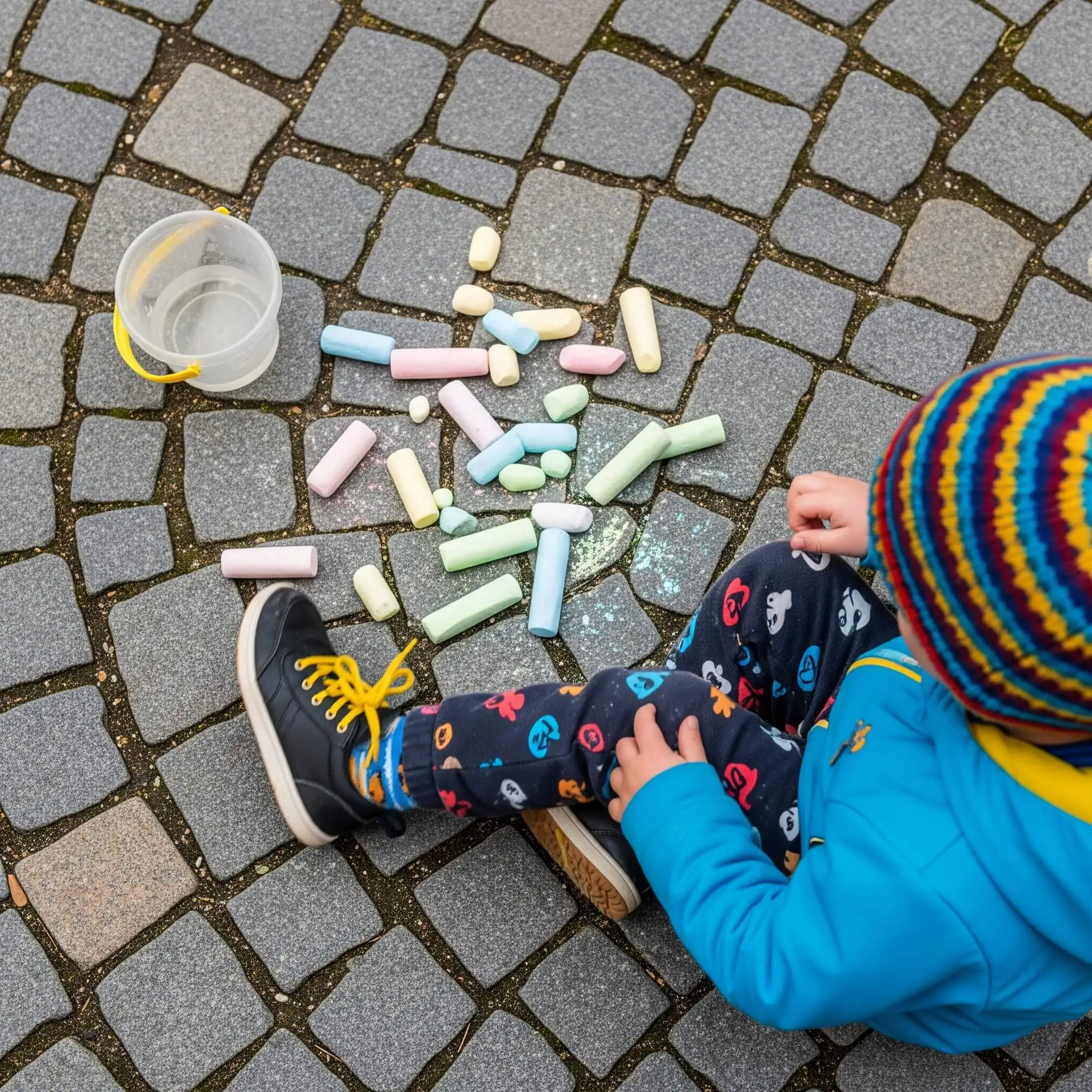 Kid having fun