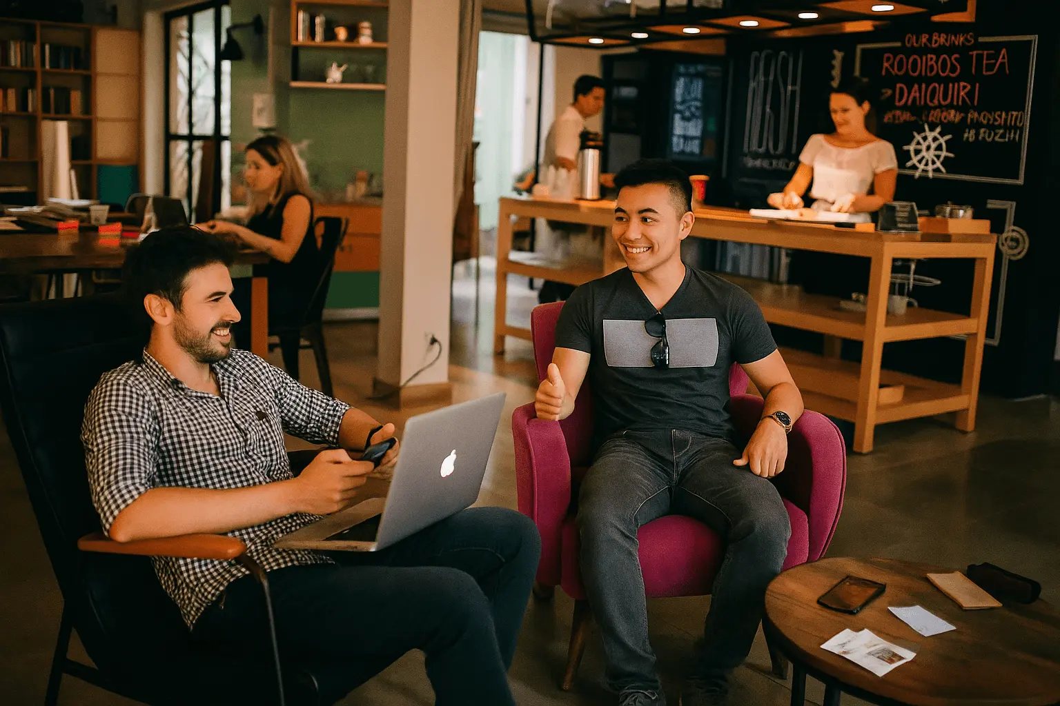 Networking at a cowork