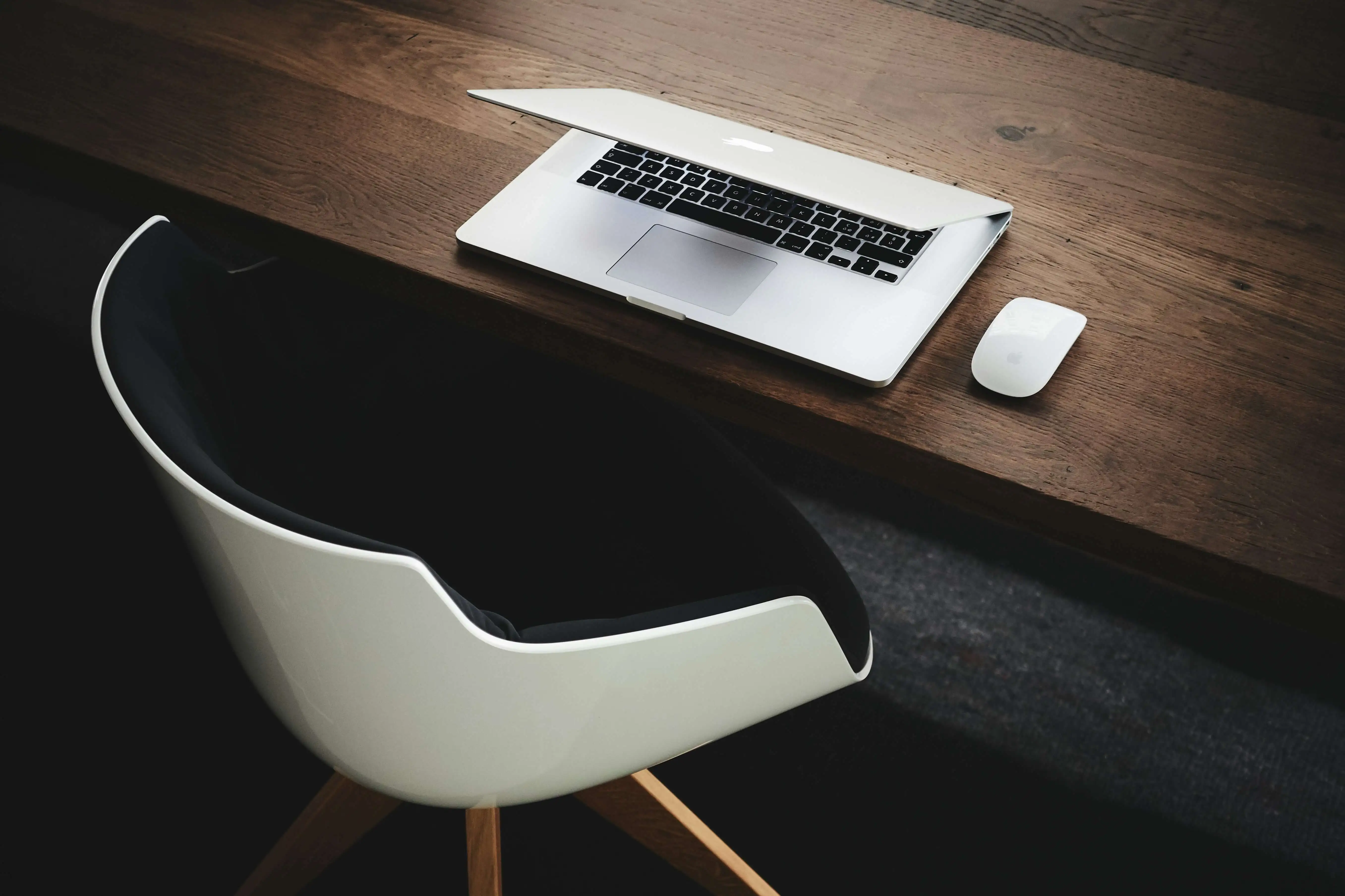 Computer on a desk