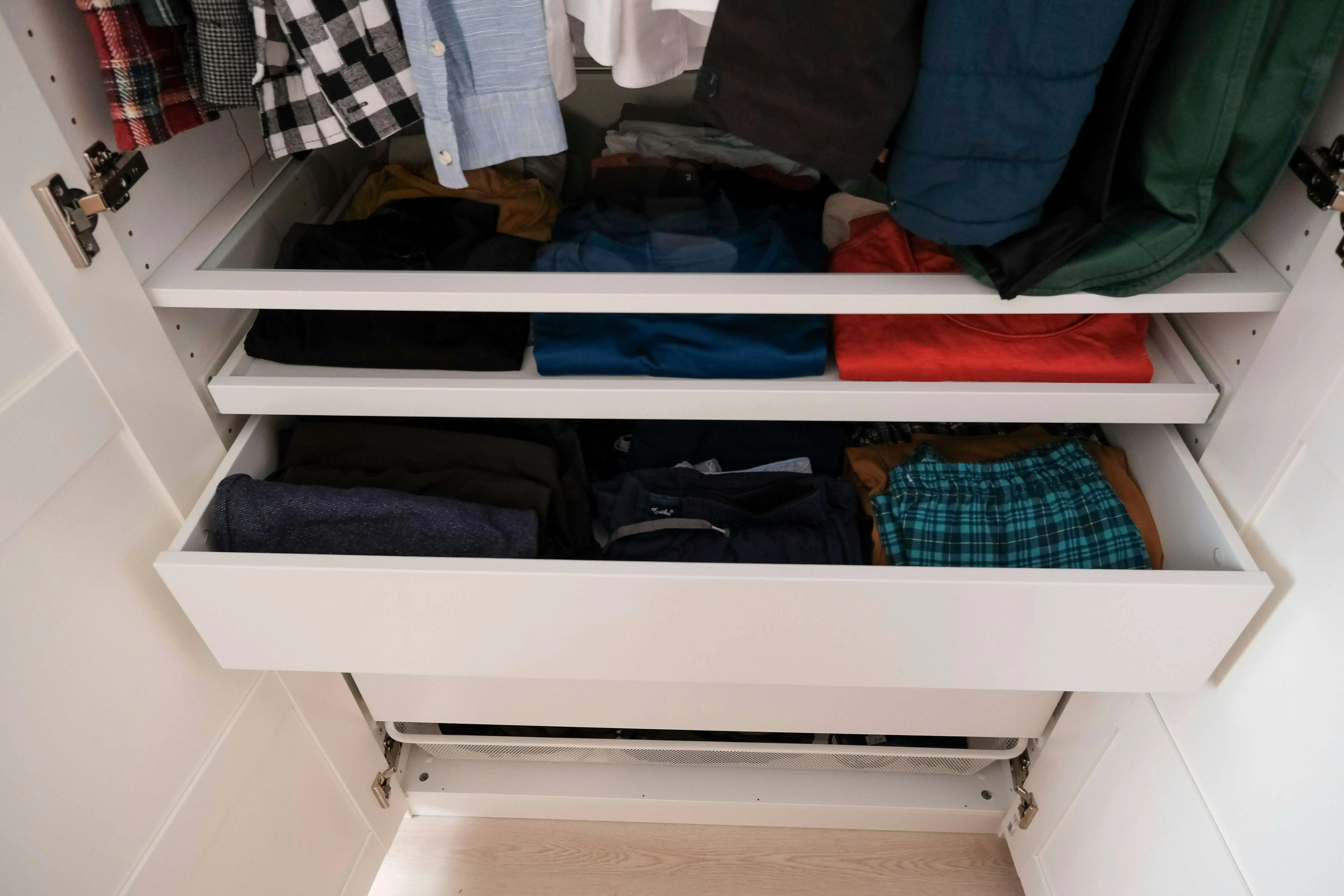 Closet organisation 