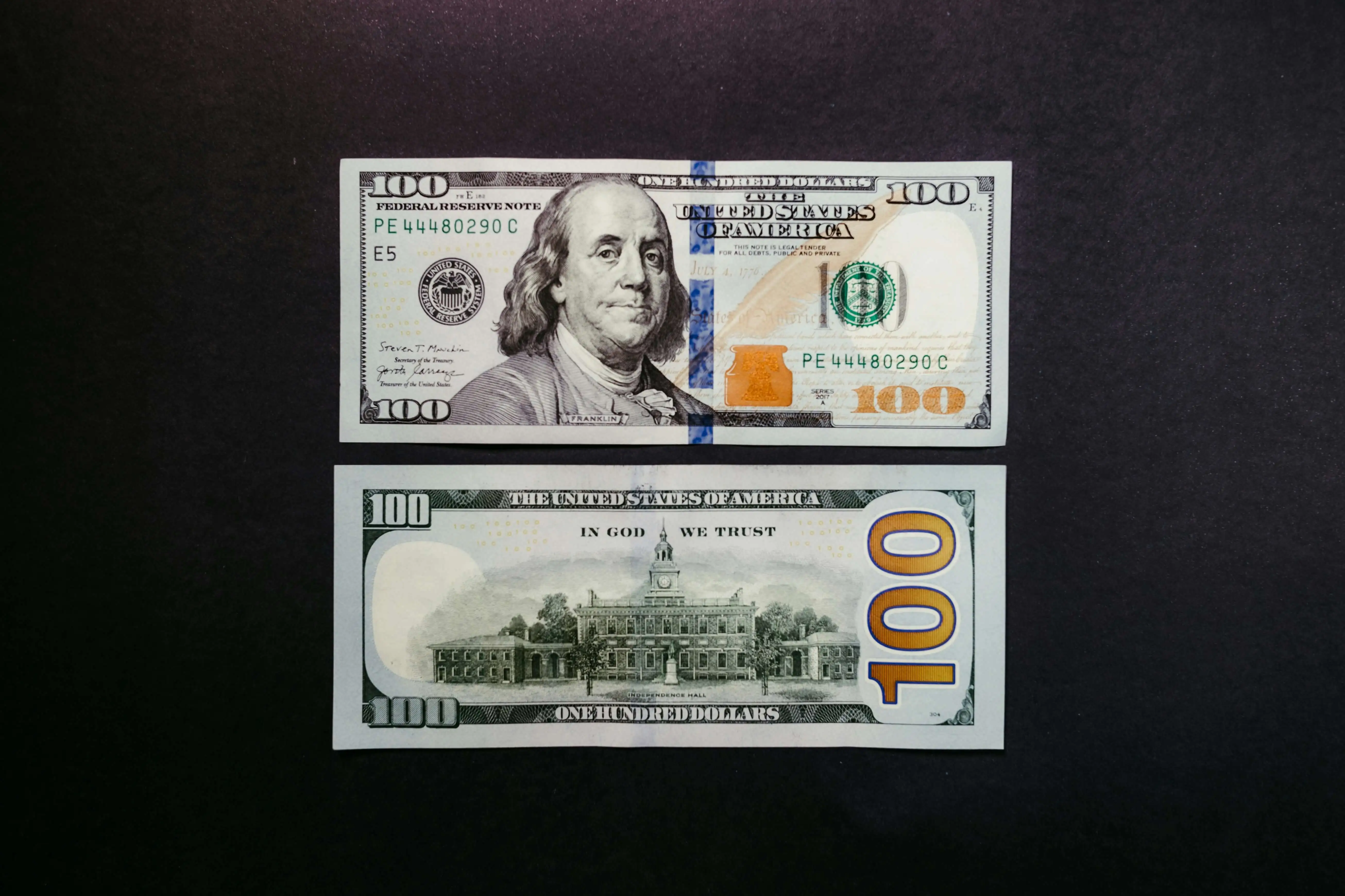 100 dollar bill