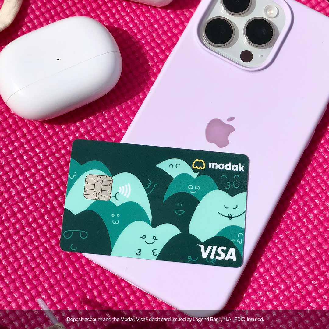 Modak reloadable debit card