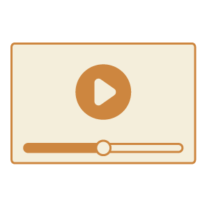 Un reproductor de video con un botón de play y una barra de progreso, listo para iniciar un tutorial.