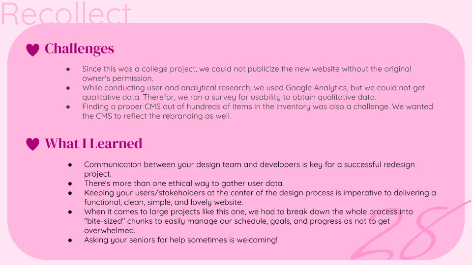 case study final take-aways
