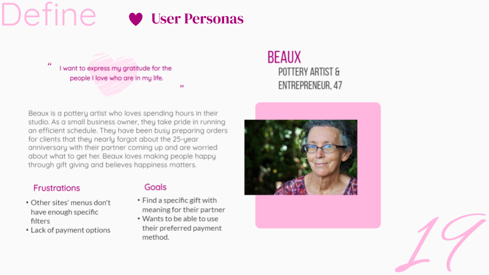 case study user persona 2. 