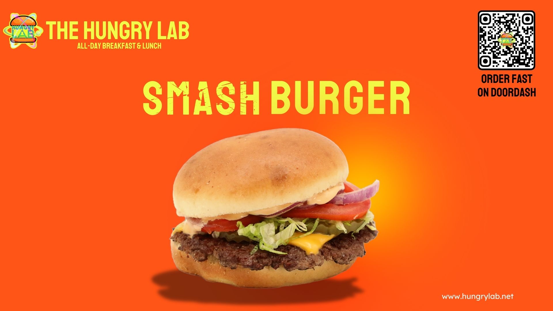 A double stacked smash burger