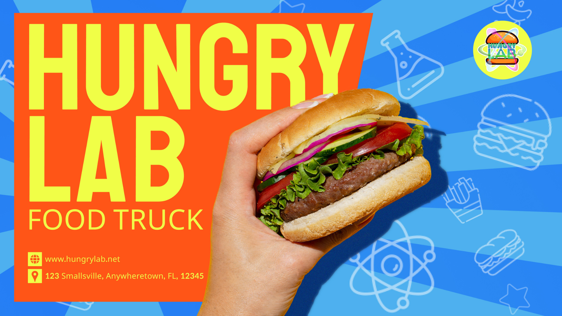 a human hand holding a juicy burger