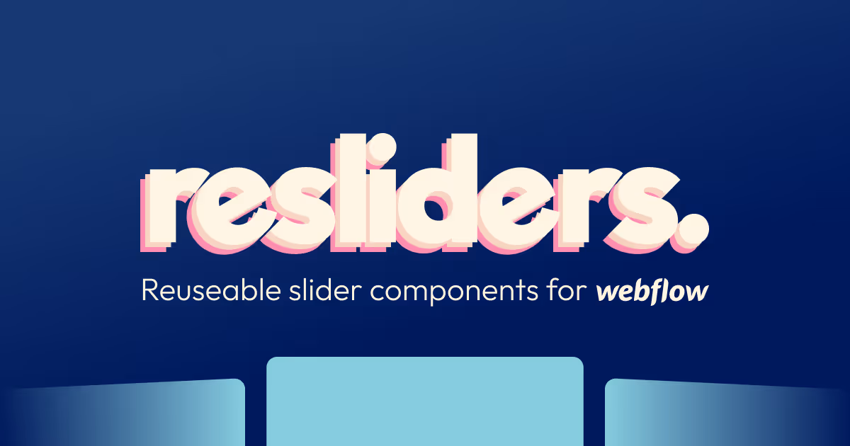 Resliders - Pre-Built Slider Library