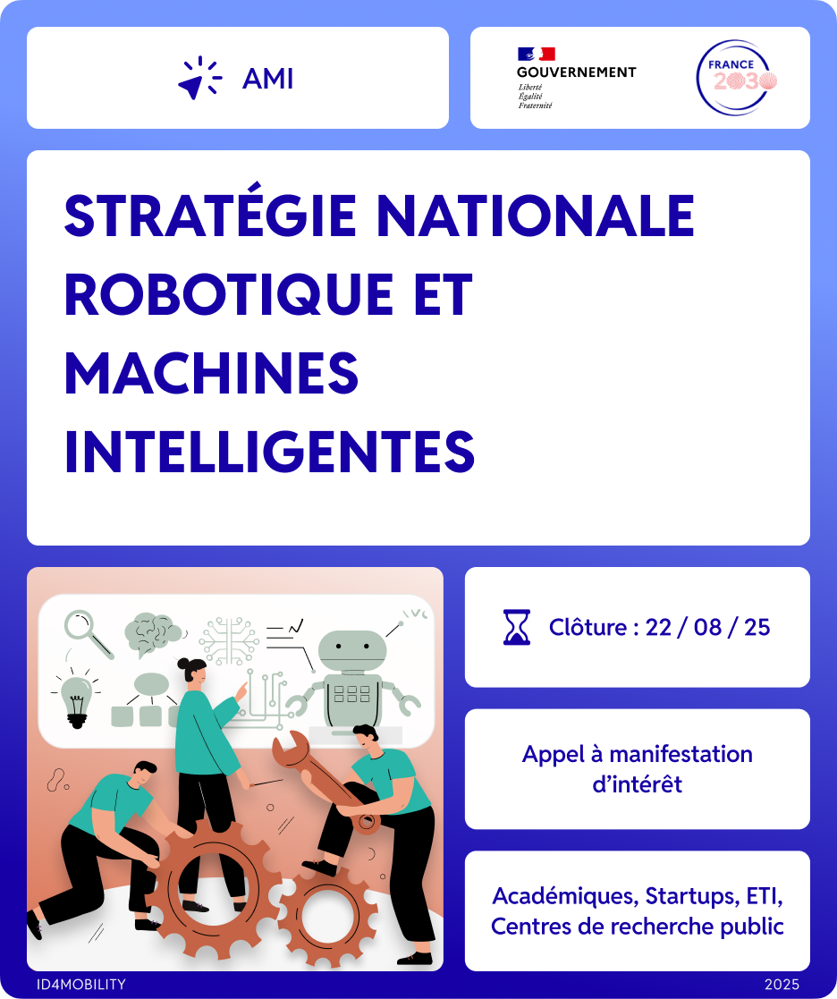 AMI - Stratégie nationale Robotique et Machines intelligentes