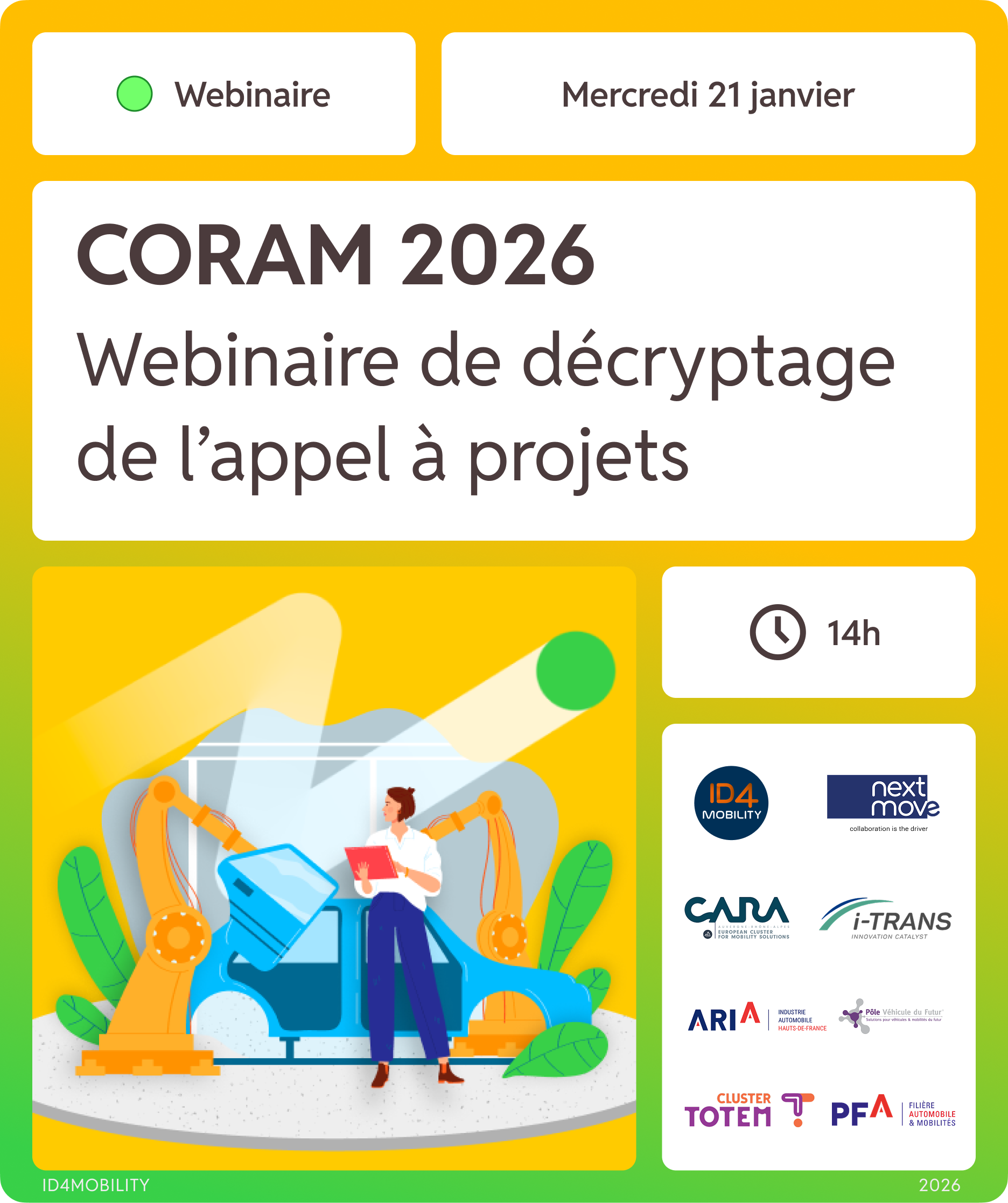 CORAM 2026 : webinaire d’information