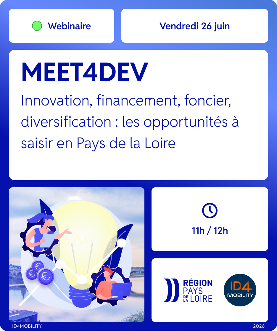 [WEBINAIRE] Innovation, financement, foncier, diversification : les opportunités à saisir en Pays de la Loire