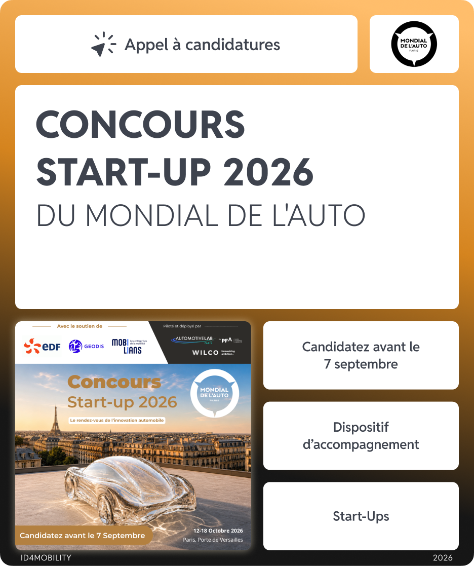 Concours Start-up du Mondial de l'Auto