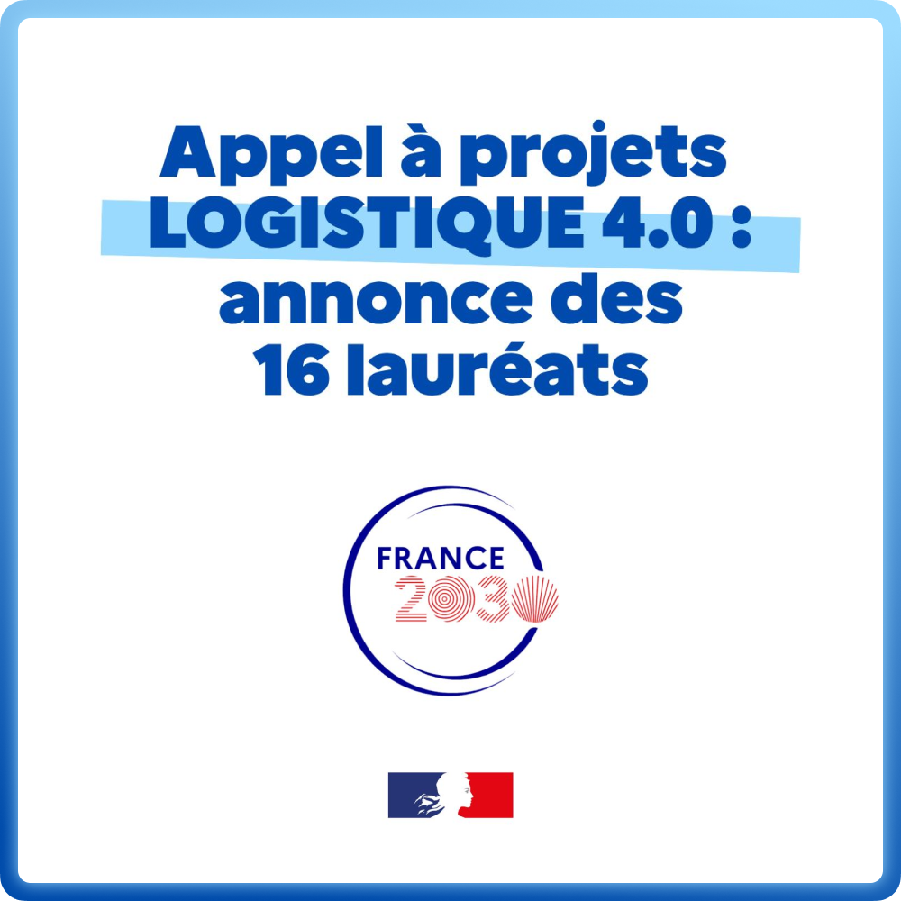 Lauréats « Logistique 4.0 » - France 2030