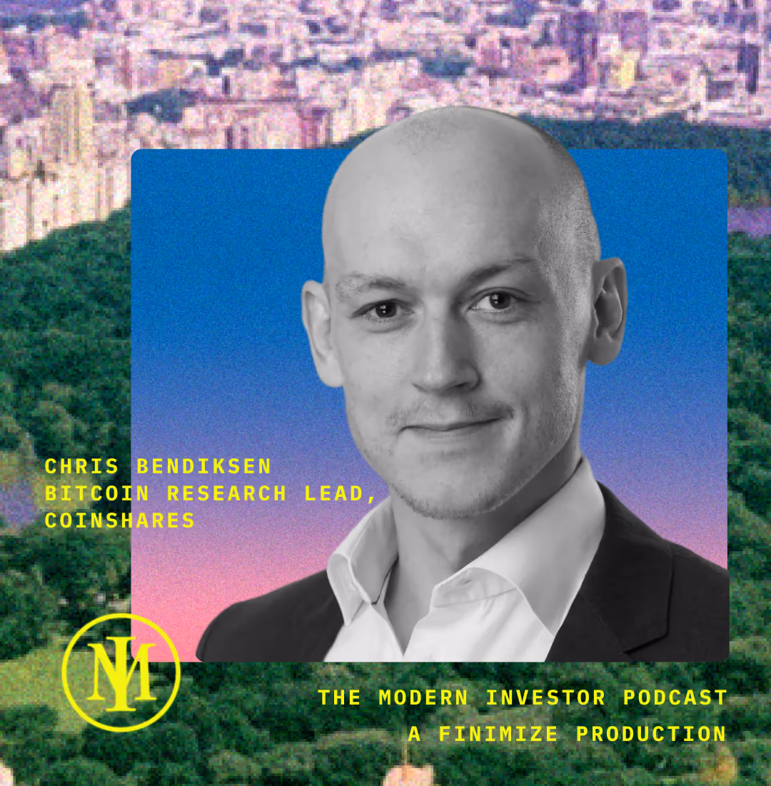 Is Crypto A Safe Haven w/ Chris Bendiksen, Bitcoin Research Lead At Coinshares