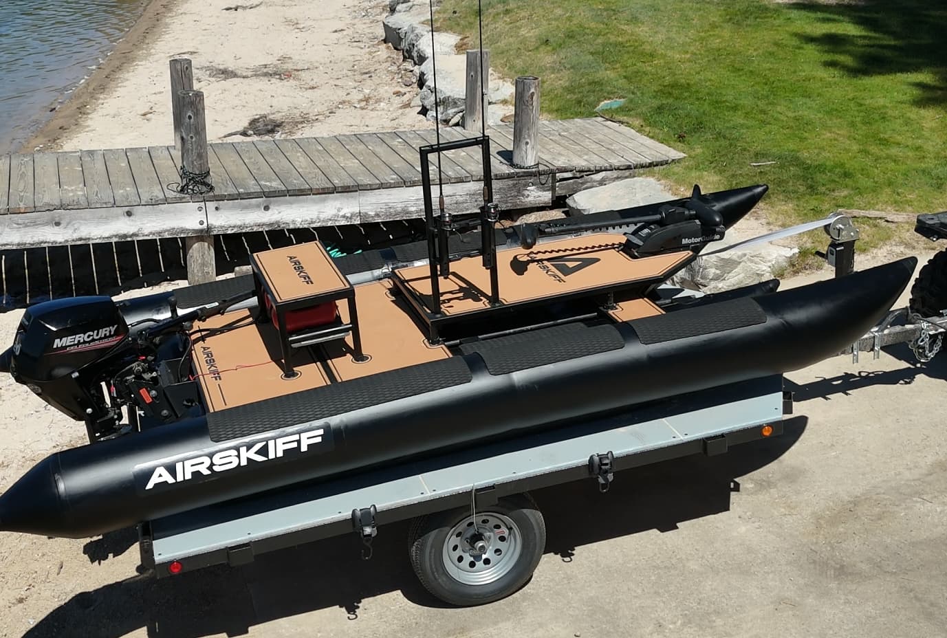 Elevated Fishing Photo of the AIRSKIFF