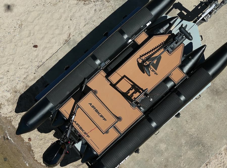 custom airskiff eva decking
