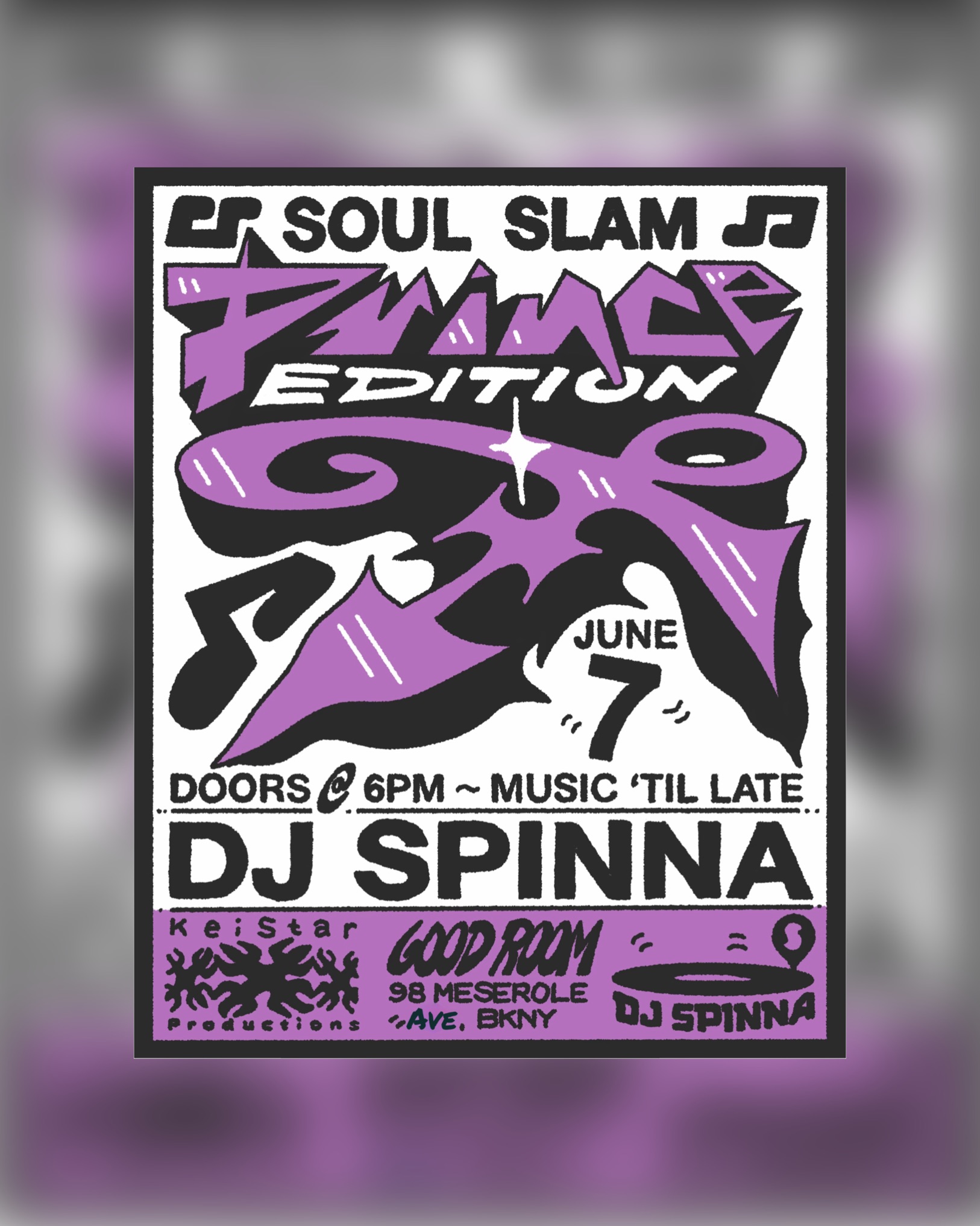 DJ SPINNA's •PRINCE• Annual Music Tribute Party-Soul Slam* (BK NY)