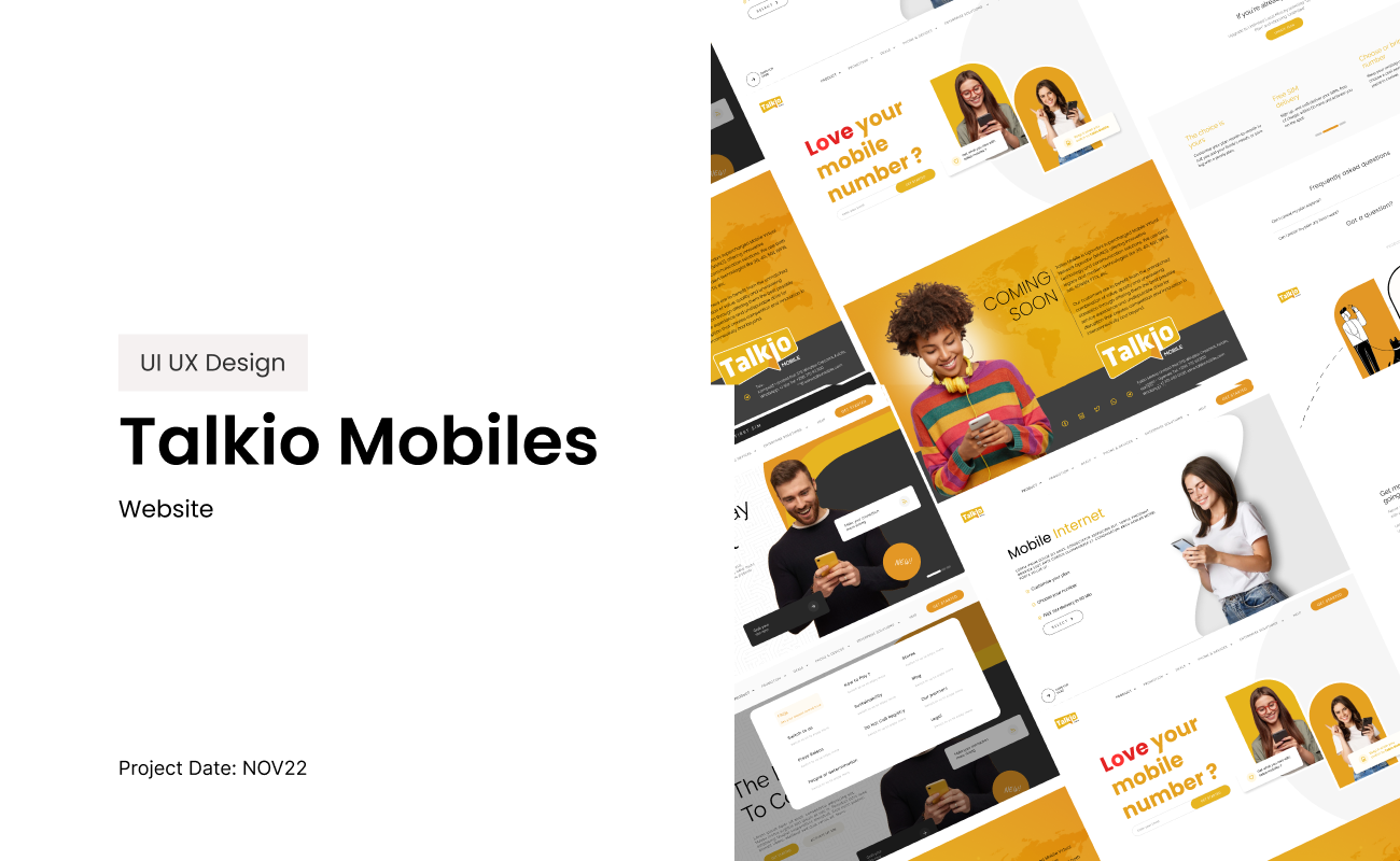 Talkio Mobiles Website