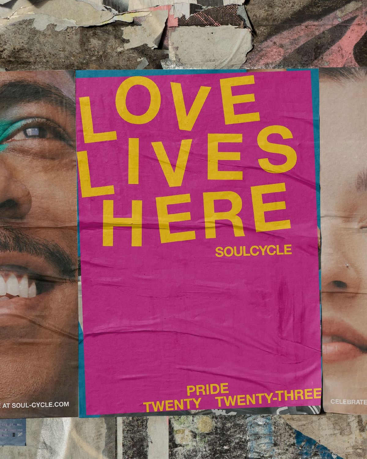 Love lives here Soulcycle Pride campaign