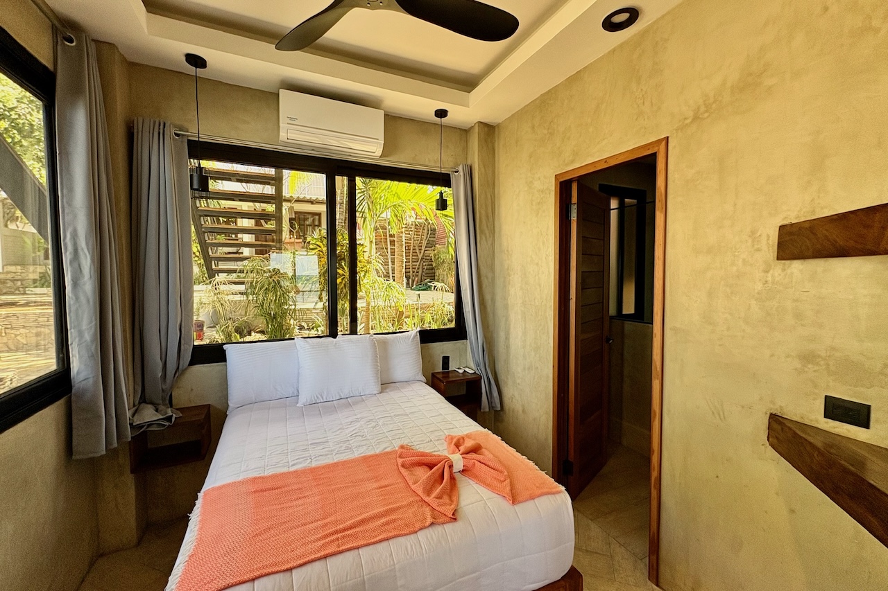 Second bedroom inside the Ocean Master Room at Miramar SurfCamp