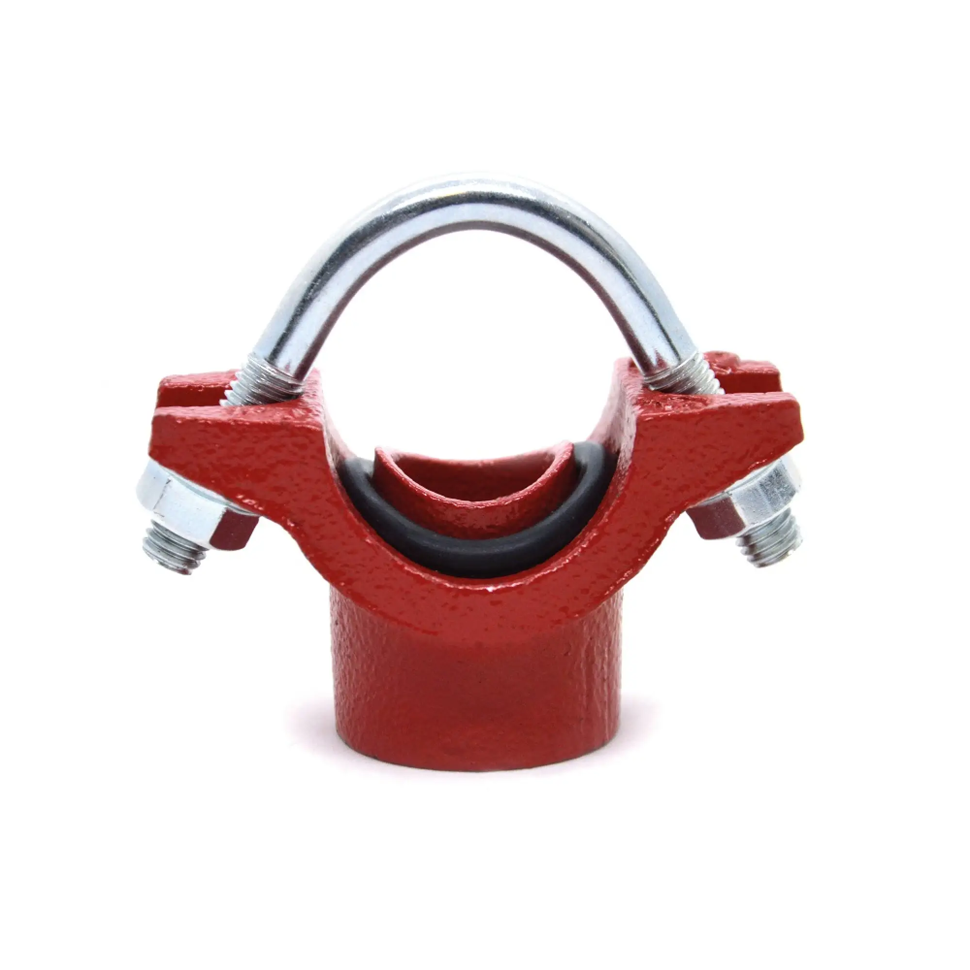 Купить хомут грувлок резьбовой седёлка с U-образной скобой