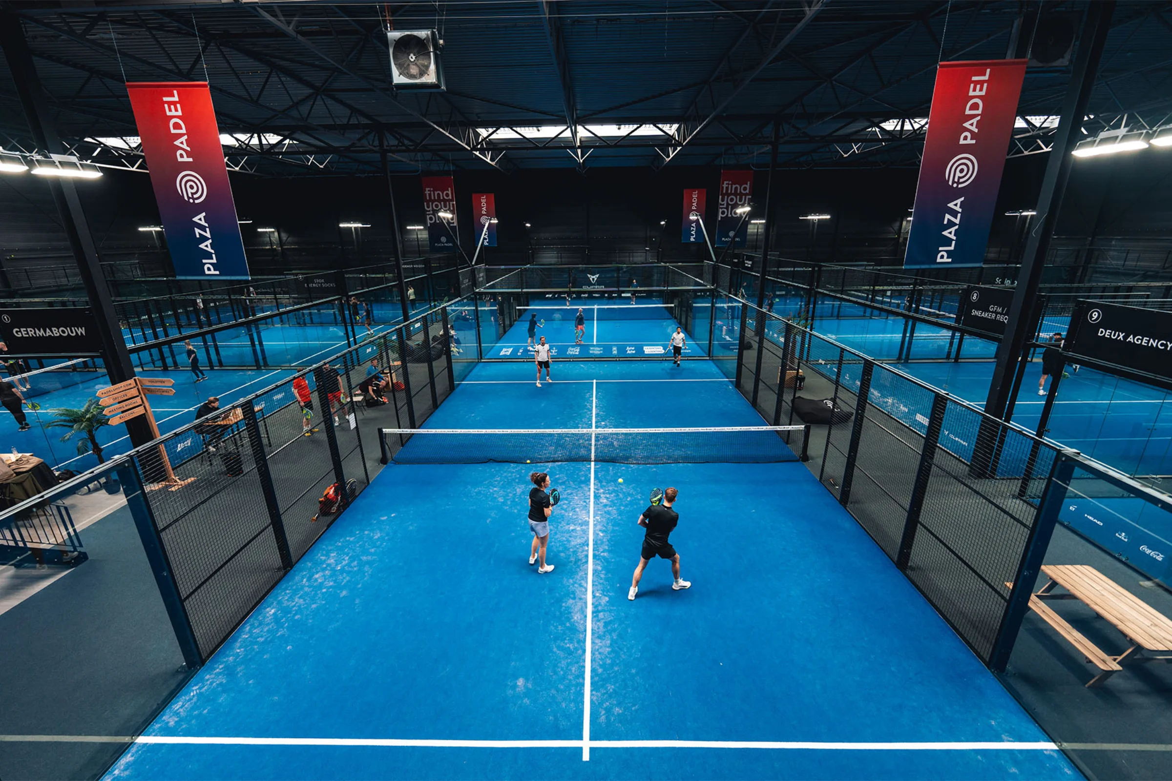 Pista pádel club deportivo