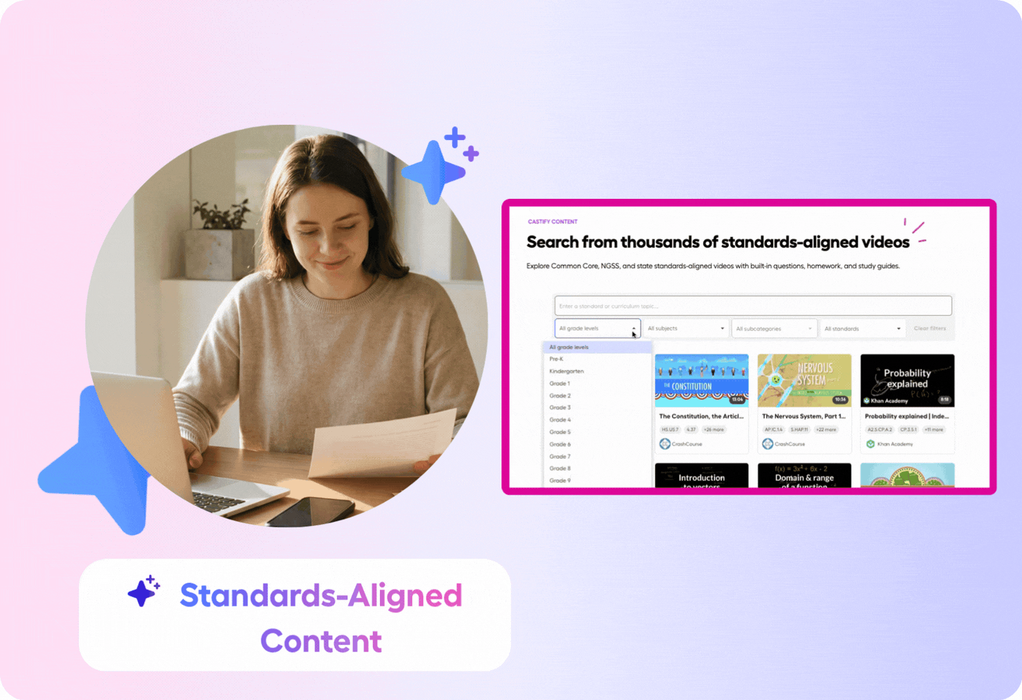 Castify Standards-Aligned Content