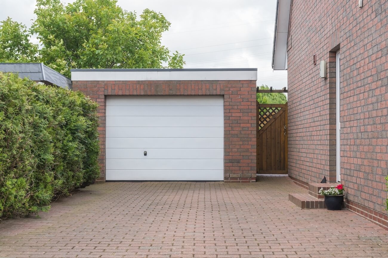 Garage vor dem Umbau zum Wohnraum